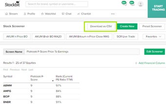 Stockbit screener saver