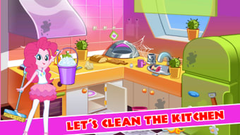 Pinkie Pie Go Clean Room