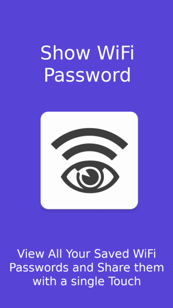 Show WiFi Password