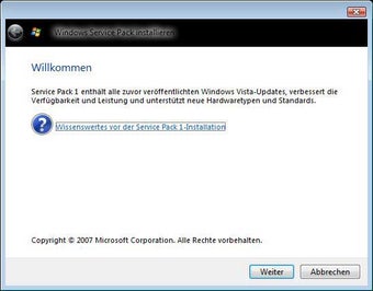 Windows Vista Service Pack 1 (SP 1)