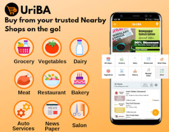UriBA: Delivery App: Milk Gro