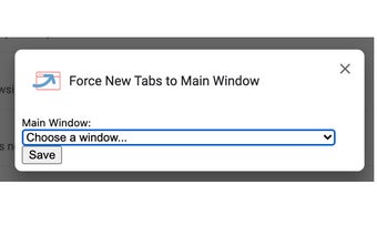 Force New Tabs to Main Window