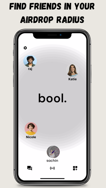 bool. find friends nearby