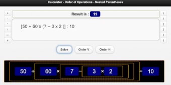 Calculator Parentheses - Order