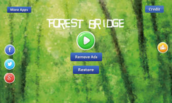 Forest Bridge - cross forest