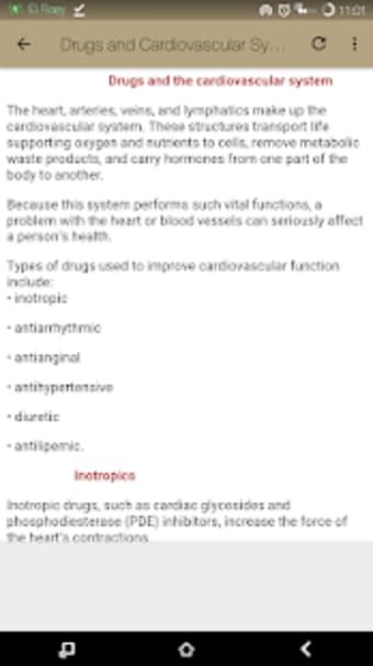 Cardiovascular Pharmacology