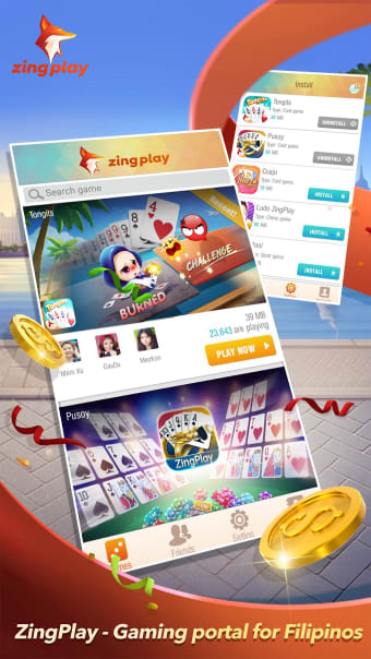 ZingPlay Portal - Games Center - Tongits - Pusoy .