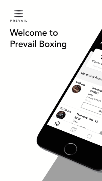 Prevail Boxing Mobile