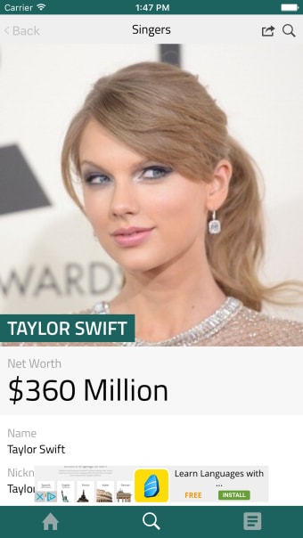 Celebrity Net Worth