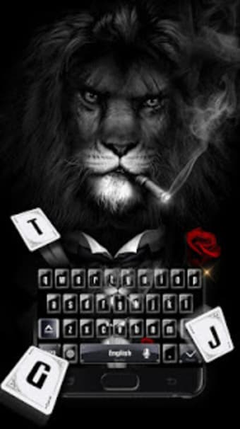 Lion in Costume Keyboard Theme