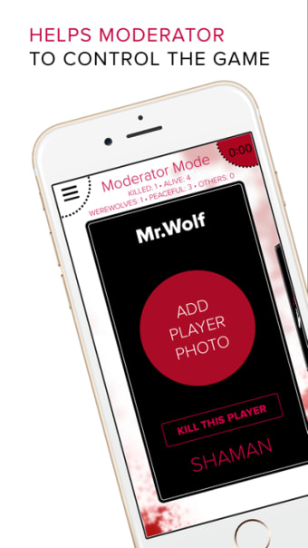 Anyplace Werewolf party app. Werewolf  Mafia game