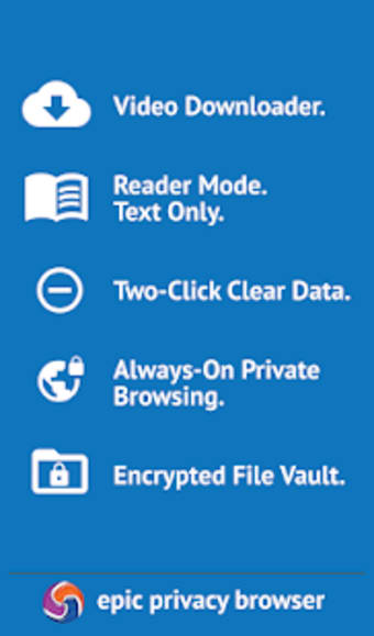 Epic Privacy Browser - AdBlocker Vault Free VPN