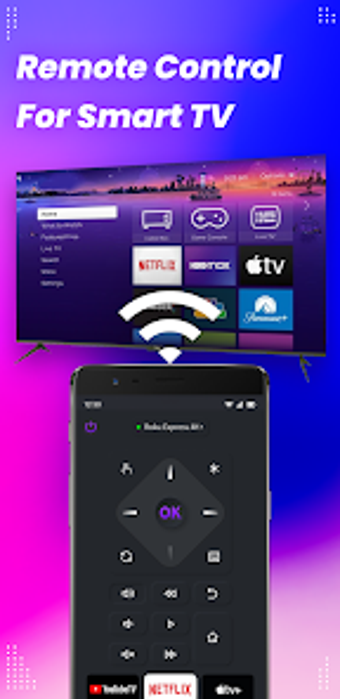 Remote Control For Roku TV