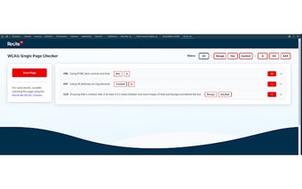 Recite Me - WCAG Single Page Checker