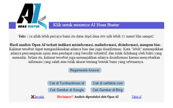 AI Hoax Buster