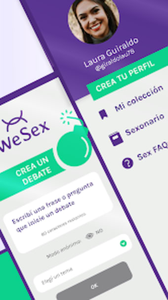 WeSex - Plática sobre sexo