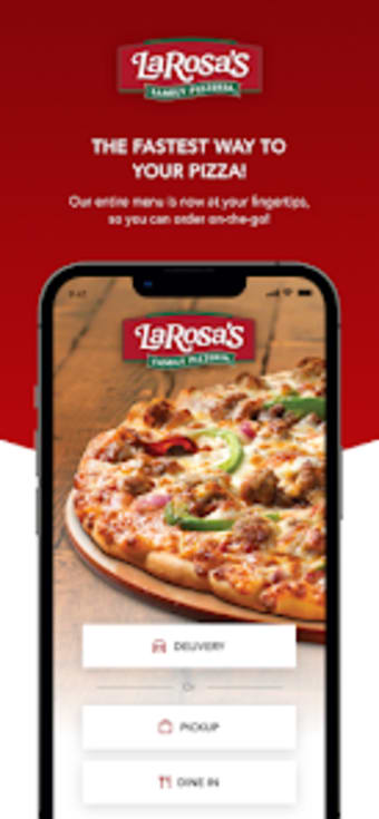 LaRosas Pizzeria Ordering App
