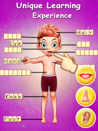 Kids Body Parts Learning