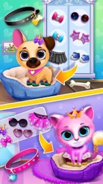 Kiki  Fifi Pet Friends - Virtual Cat  Dog Care