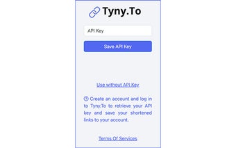 Tyny.To Anonymous URL Shortner