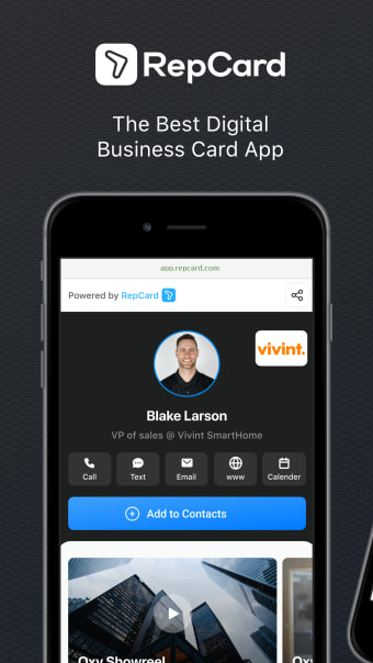 RepCard-Digital Business Cards