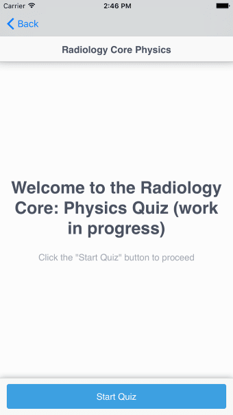 Radiology Core: Physics