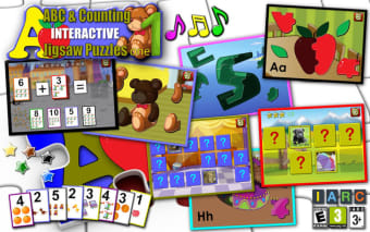 Kids ABC and Counting Jigsaw Puzzles Pre school