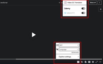 Video CC translator