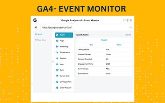 Google Analytics 4 - Event Monitor