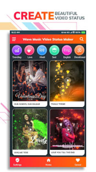 Wave Music : Particle.ly Video Status Maker