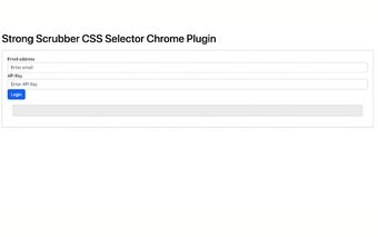 Strong Scrubber CSS Selector