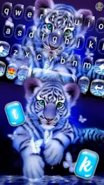 Tiger Night Keyboard Theme
