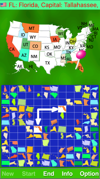 Map Solitaire USA by SZY