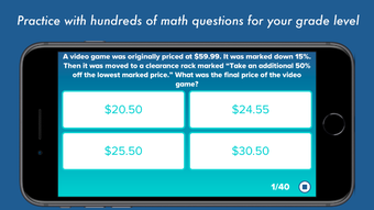 8th Grade Math Testing Prep