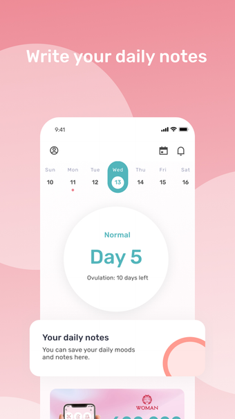 Woman App - period calendar