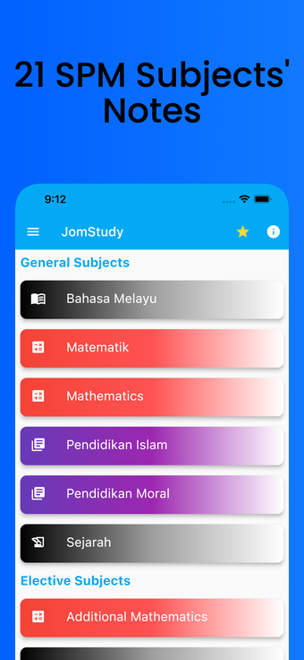 JomStudy - Form 4  5 SPM app