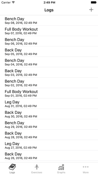LiftLog - Workout Log
