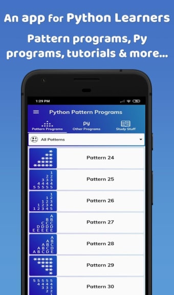 Python Pattern Programs Free
