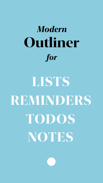 Nested Lists  Outliner