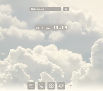 Simple Clouds Theme HOME