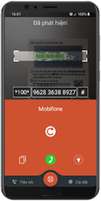 Quét Mã Thẻ Mobifone - Nạp Thẻ