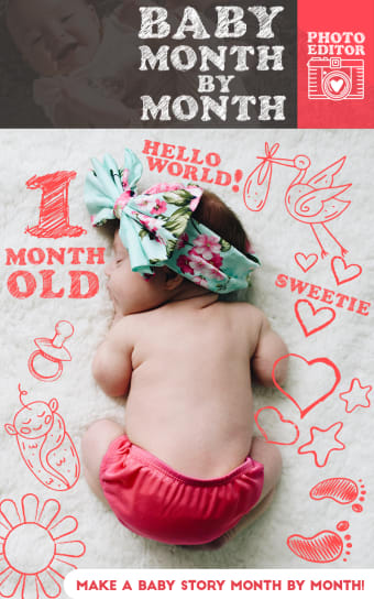Baby Month by Month Photo Editor