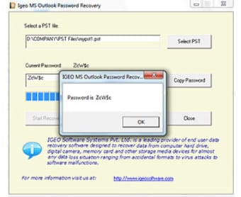 IGEO MS OUTLOOK PASSWORD RECOVERY