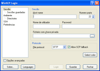 Tradutor do WinSCP para português