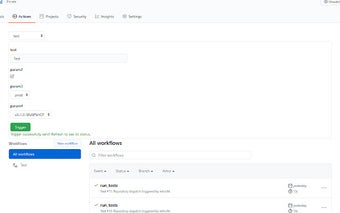 Github Actions Trigger