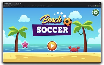 Beach Soccer - HTML5 Game