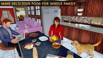 Virtual Family Pet Dog Home Adventure Game