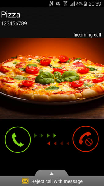 Fake call from pizza