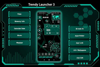 Trendy Launcher 3 - App lock