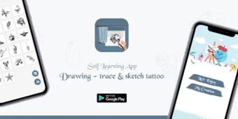 Drawing - Trace  Sketch Tatto